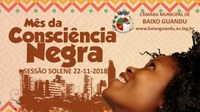 SESSÃO SOLENE EM HOMENAGEM AO DIA DA CONSCIÊNCIA NEGRA